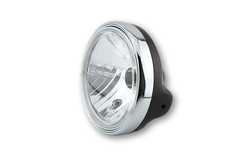 Highsider - Ltd 7 Inch H4 Clr S.Mount, Blk/Chr