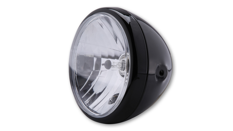 Highsider - 7 Inch Reno Clear Lens, Blk/Blk E-Approved