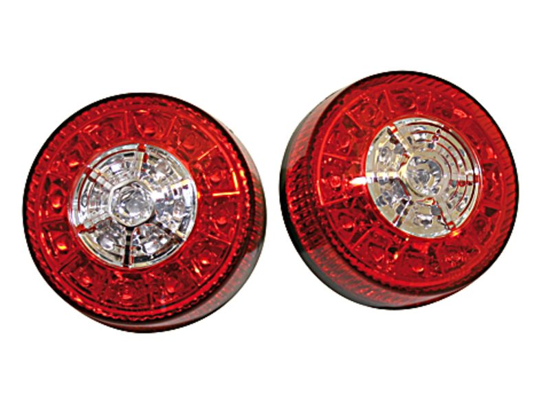 Highsider - Atv Led Taillight 3in1 No Moto Clr E-Approved Pair