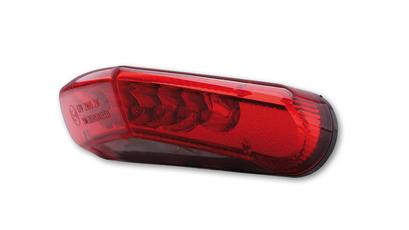 Highsider - Taillight Incl. Licence-Light, Red