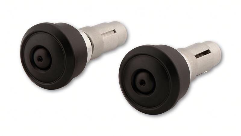 Highsider - Retro Handlebar Weights Black