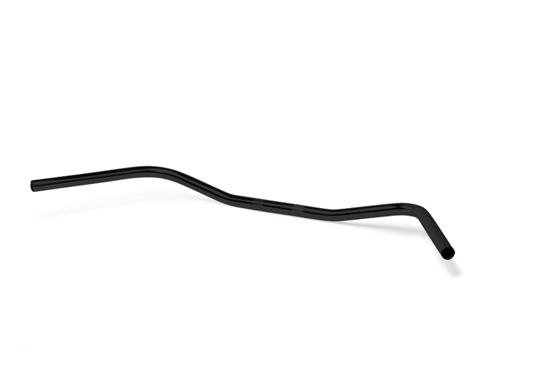 Highsider - Pro Steel Handlebar Z12 25,4 Blk Old Style 1 Inch 95 mm