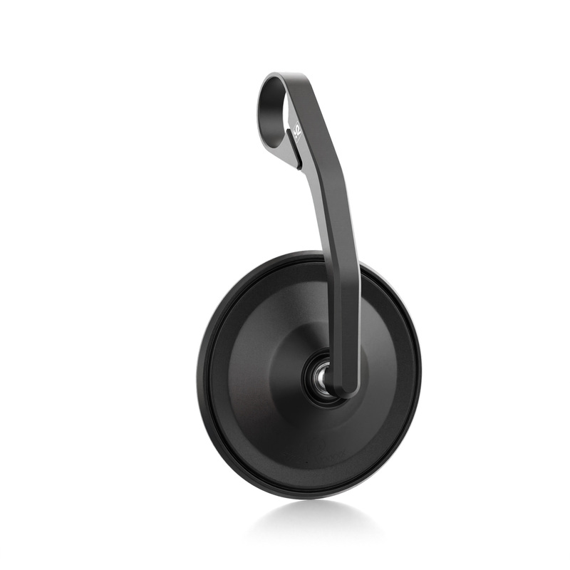 Highsider - Smart Circula-S Bar End Mirror Long Black