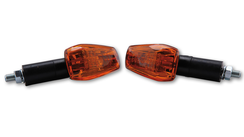Highsider - Smart Imola 1 Winker, Long, Zwart met Oranje Lens, Paar