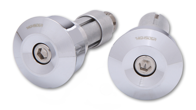 Highsider - Pro Dot Handle Bar End, Chrome