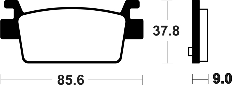 Tecnium - Brake Pads Organic voor Scooter