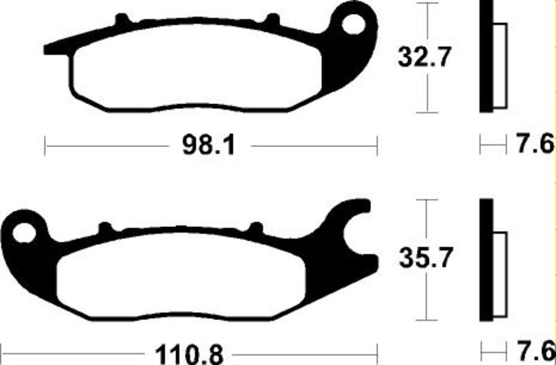 Tecnium - Brake Pads Sintered Metal MF297