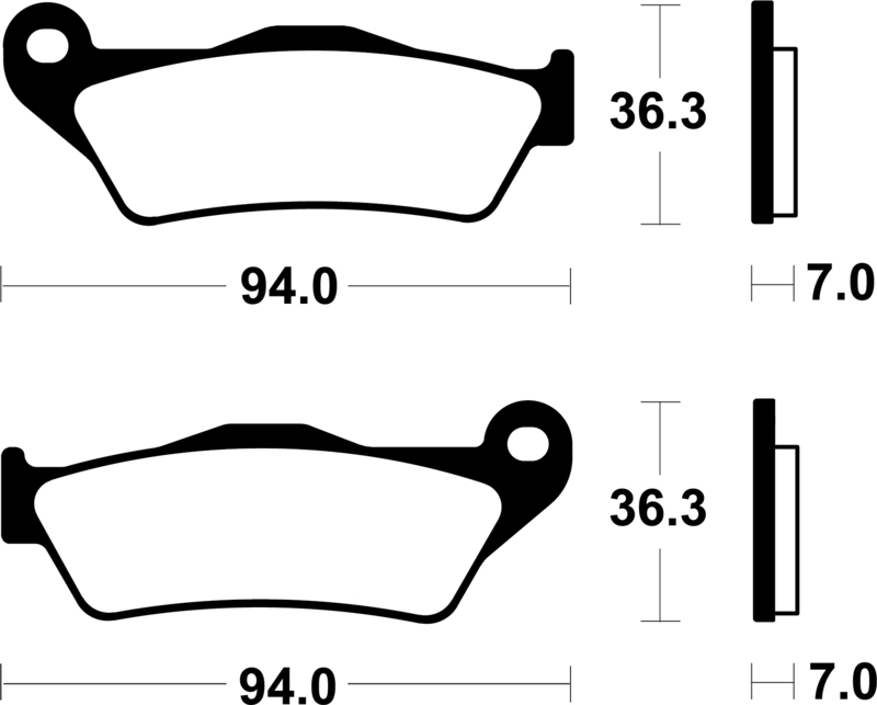Tecnium - Brake Pads Sintered MR503