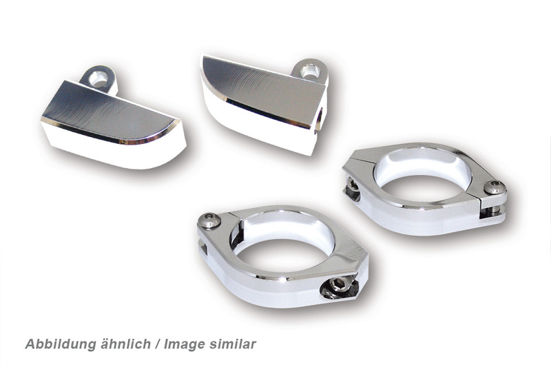 Highsider - Cnc Alu Flasher Brkt 42-43mm voor M8