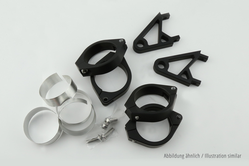 Highsider - Cnc Alu H/L Brkt XS 35-37mm Black Set