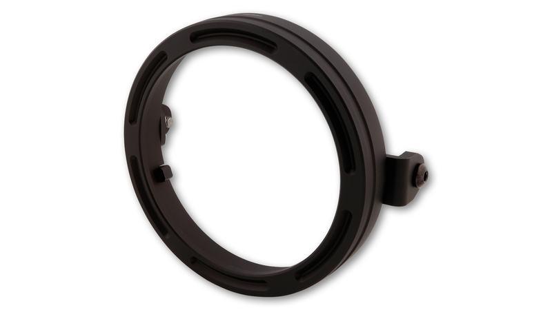 Highsider - H.Light R.Ring R2, Sm voor Pro 5 3/4 Inch Lamp Holder Ring Frame-R2 Black CNC, Side Mounting