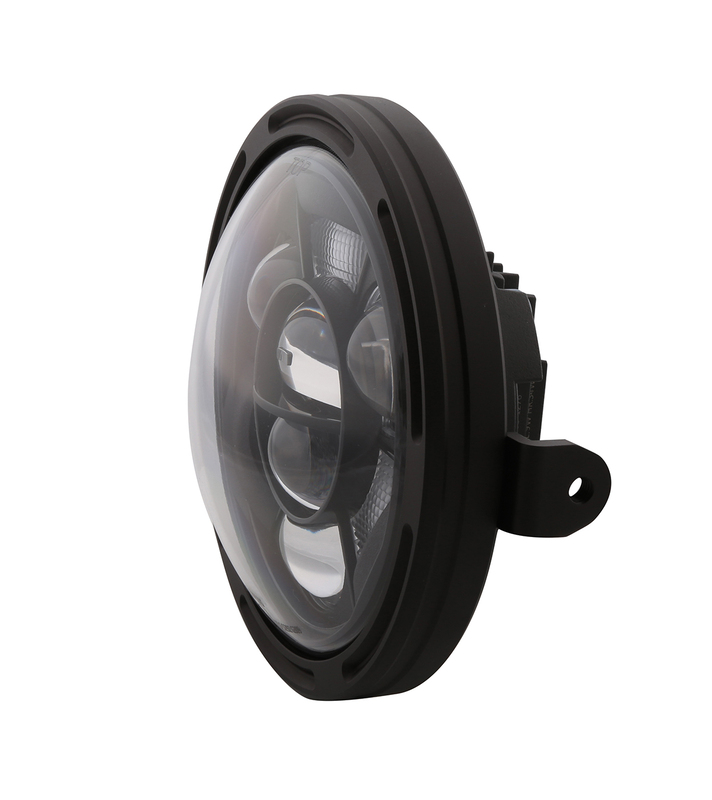 Highsider - Led-Hl Frame-R1 Type 11 Black Side Mount voor 7 Inch Headlight