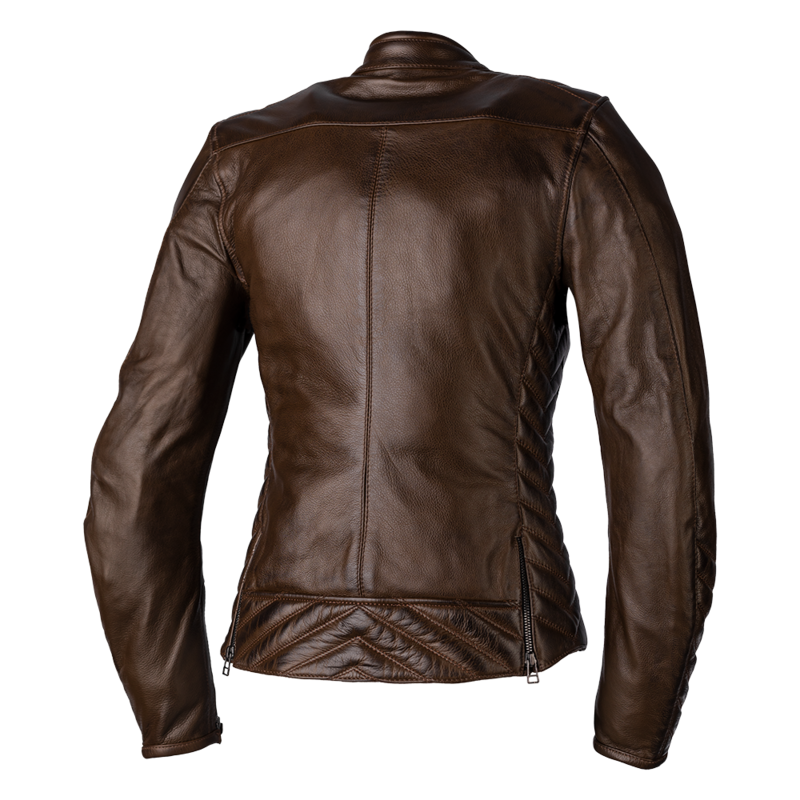 Rst - Jackt Roadster 3 Lth Ldy Bruin Maat Xs - Afbeelding 2