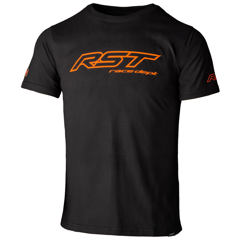 RST - T-Shirt Race Dept Logo Neon Oranje L