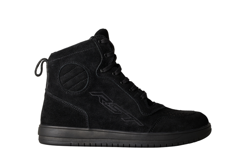 Rst - Shoes Hitop Lady Black Suede