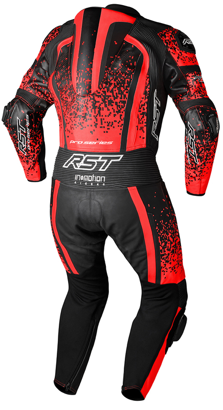 Rst - Suit Prsres Evo Airbag Men Ce, Nre, 40 Neon Rood/Zwart - Afbeelding 3