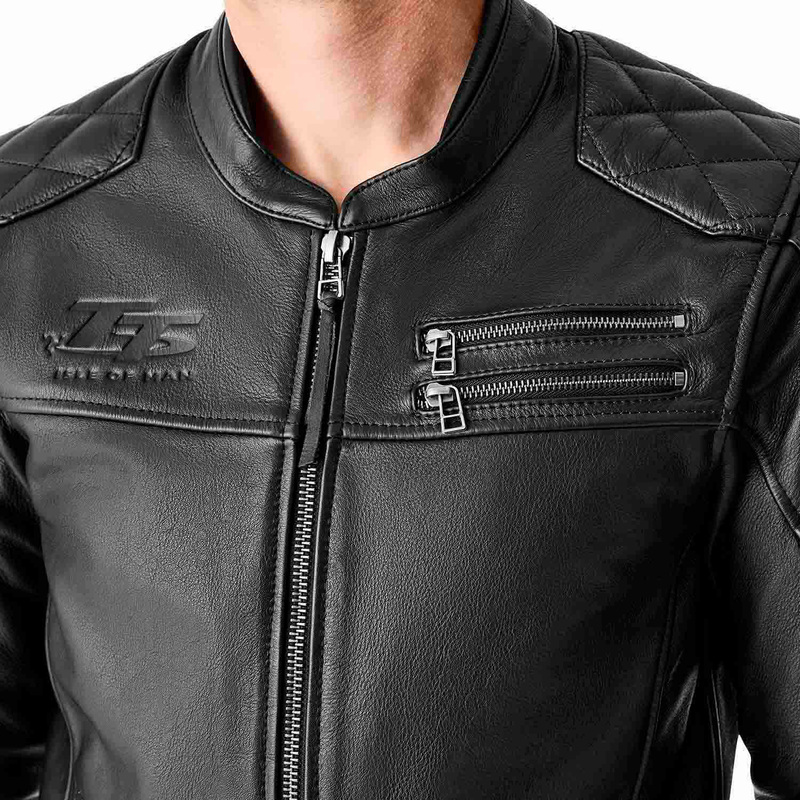 Rst - Jkt Lth Hillberry D3O, Blk - Afbeelding 3