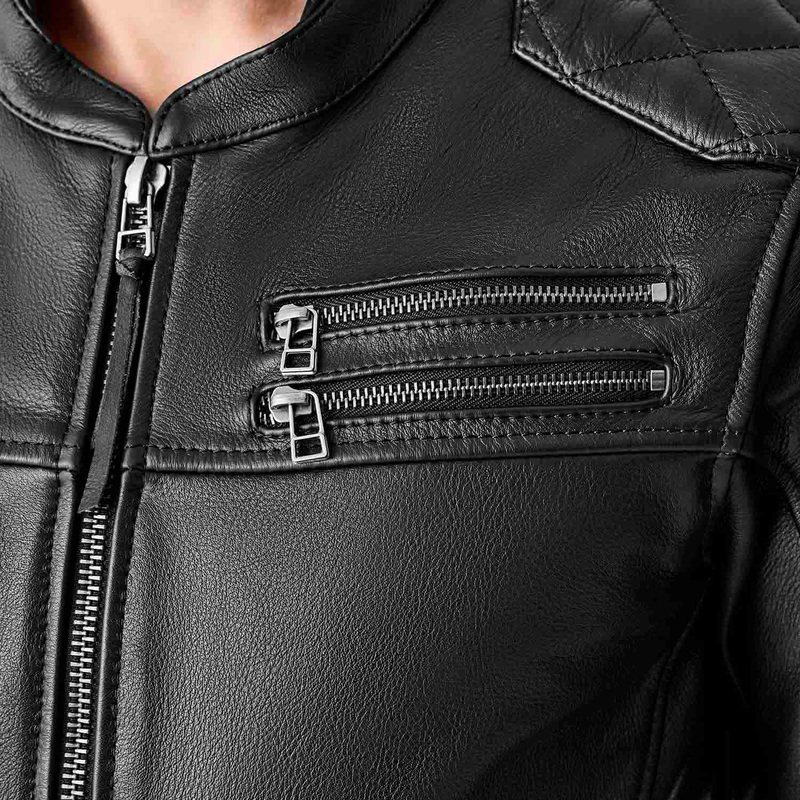Rst - Jkt Lth Hillberry D3O, Blk - Afbeelding 4