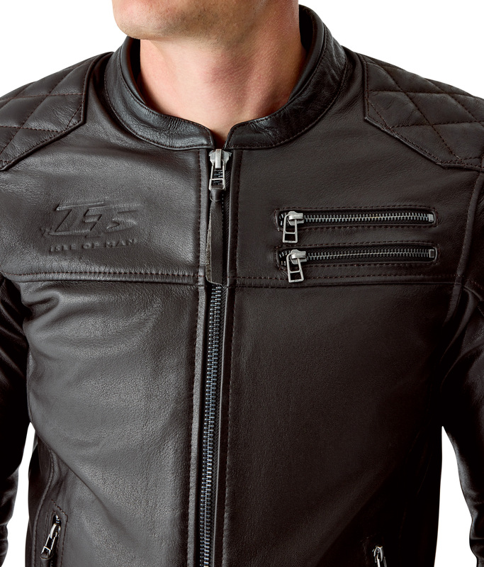 Rst - Jkt Lth Hillberry D3O, Brn - Afbeelding 3