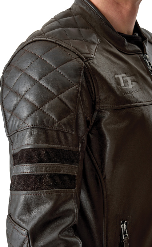 Rst - Jkt Lth Hillberry D3O, Brn - Afbeelding 5