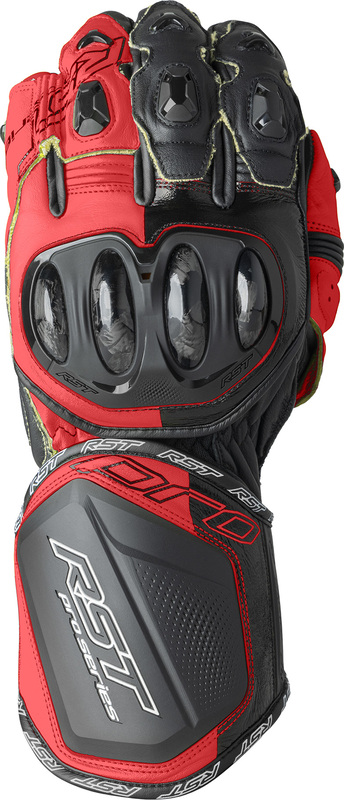 Rst - Gloves Pro Series GP D3O Black/Flo Red