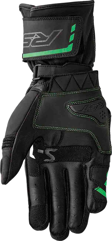 Rst - Gloves S1 Black/Flo Green - Afbeelding 2