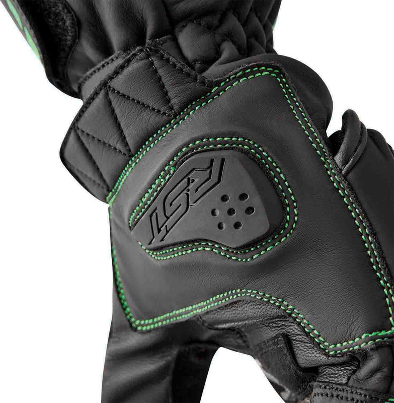 Rst - Gloves S1 Black/Flo Green - Afbeelding 5