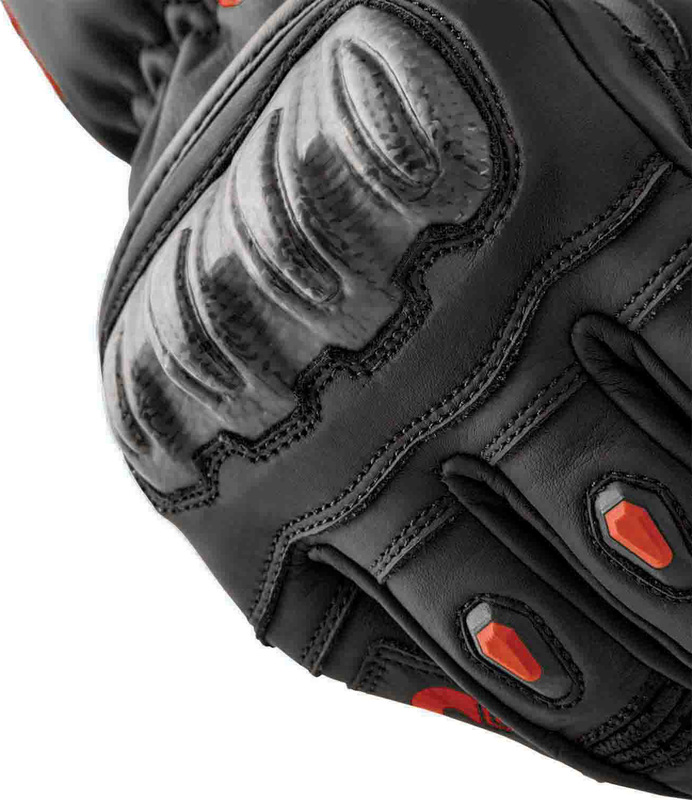 RST - Gloves S1, Red, 8 - Afbeelding 3