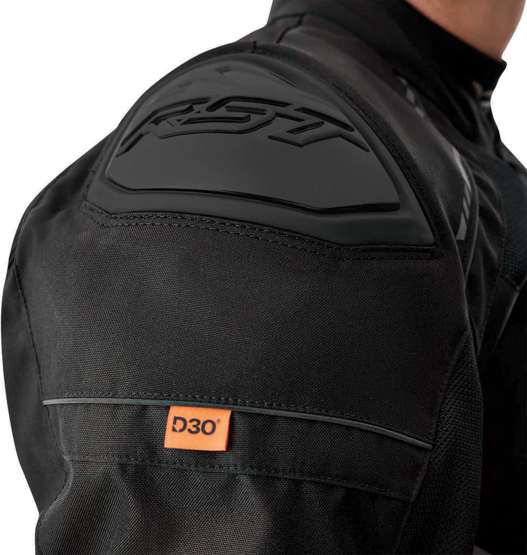 Rst - Jkt Txt S1 Mesh D3O Lady, Blk - Afbeelding 3