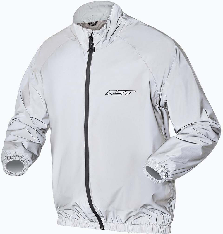Rst - Rain Jkt Nightrider Wp, Silver, Xl