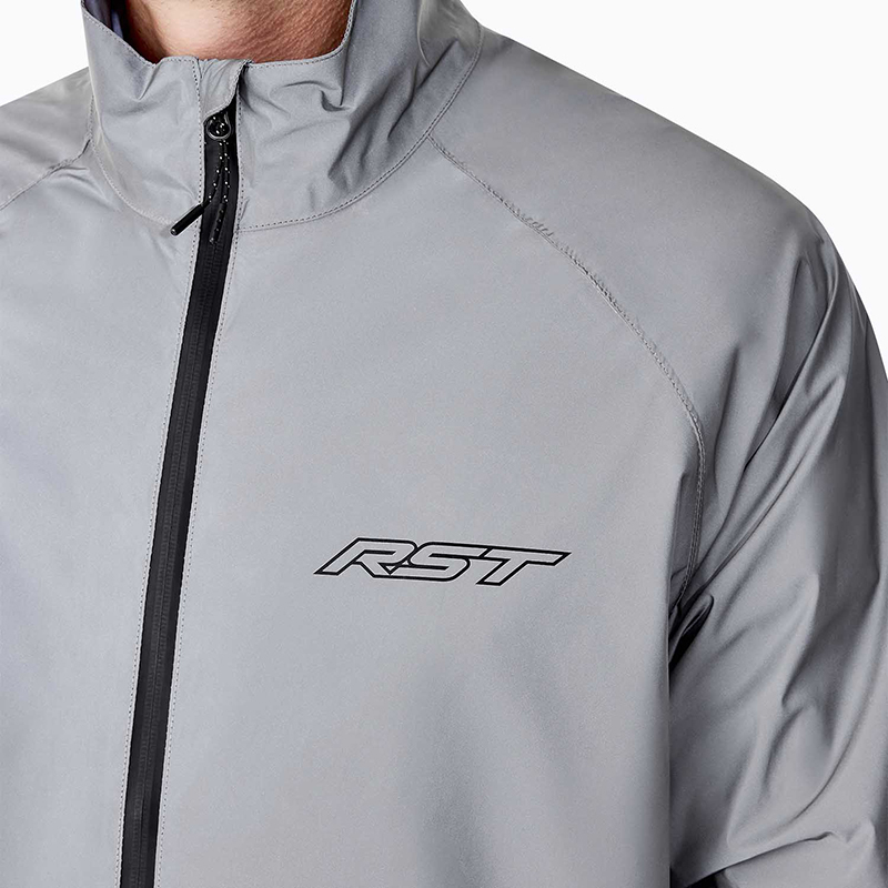 Rst - Rain Jkt Nightrider Wp, Silver, Xl - Afbeelding 5