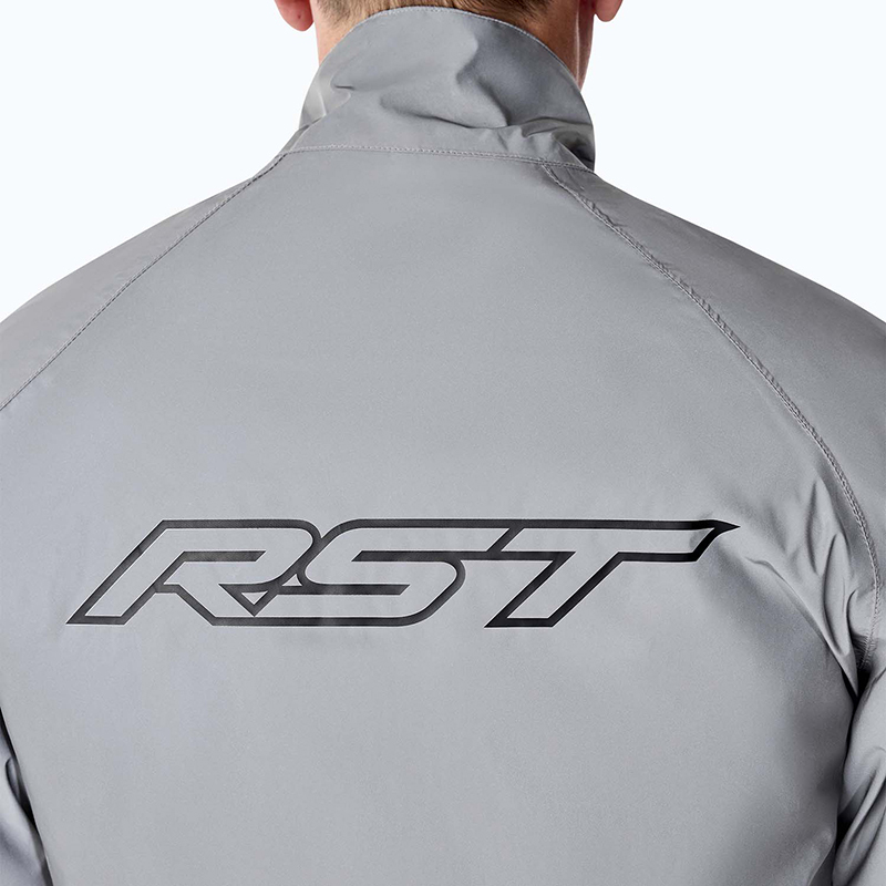 Rst - Rain Jkt Nightrider Wp, Silver, Xl - Afbeelding 7