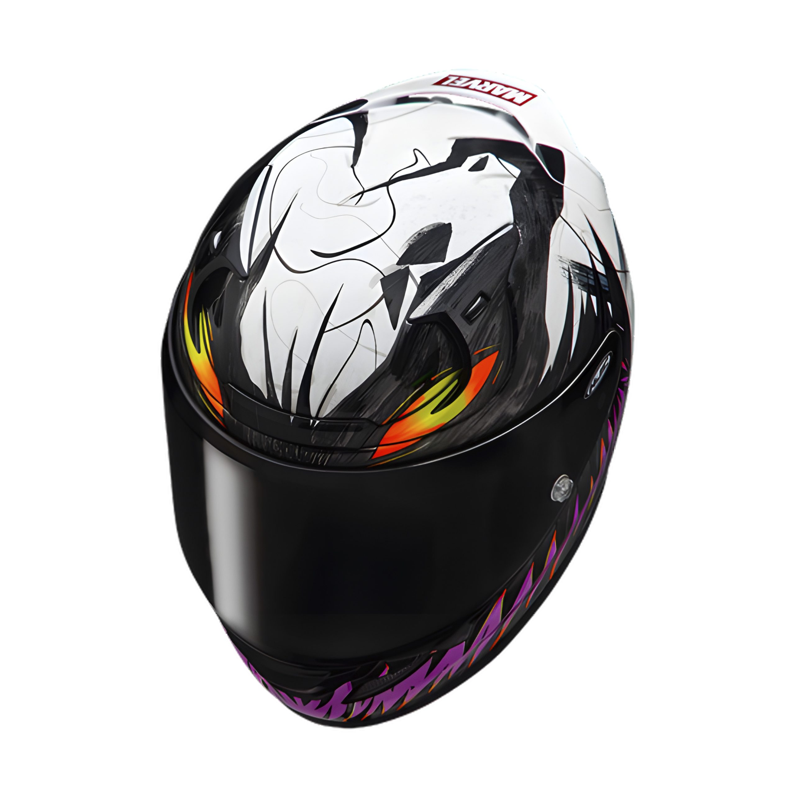 HJC RPHA 12 Anti Venom II Motorhelm - Wit/Paars, maat XL - Afbeelding 2