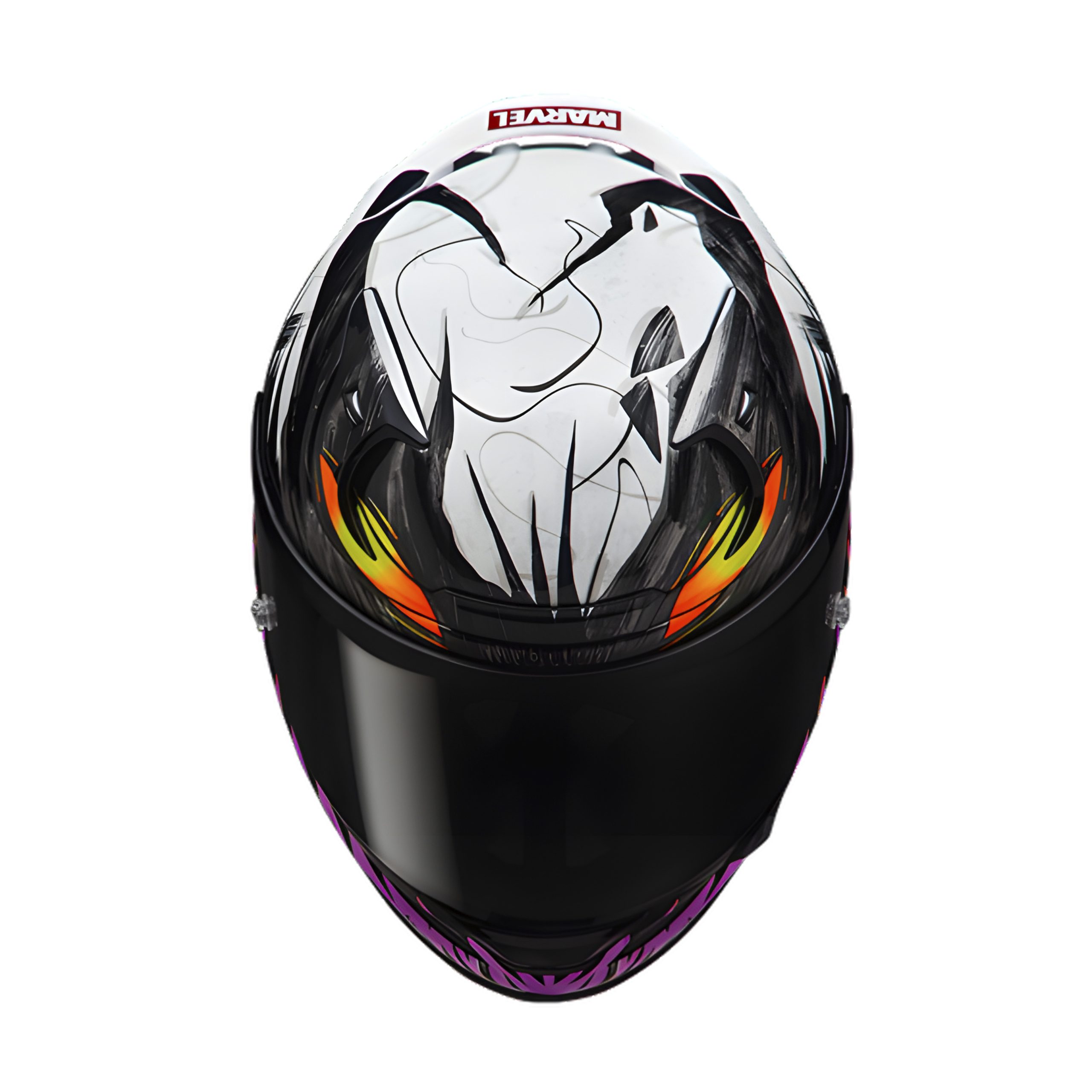 HJC RPHA 12 Anti Venom II Motorhelm - Wit/Paars, maat XL - Afbeelding 4
