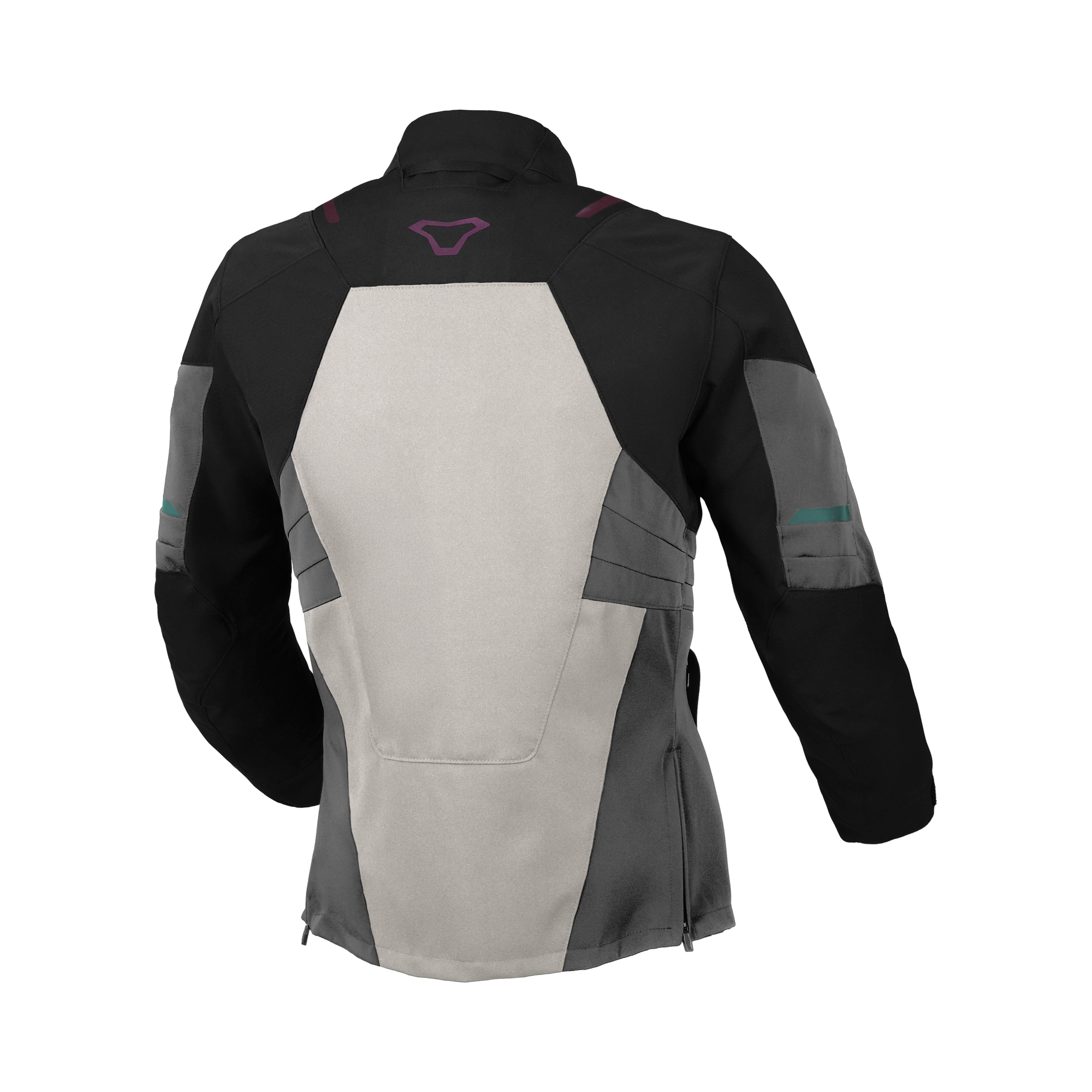 Macna Astora Dames Motorjas - Waterdicht Textiel Zwart/Grijs - Afbeelding 2