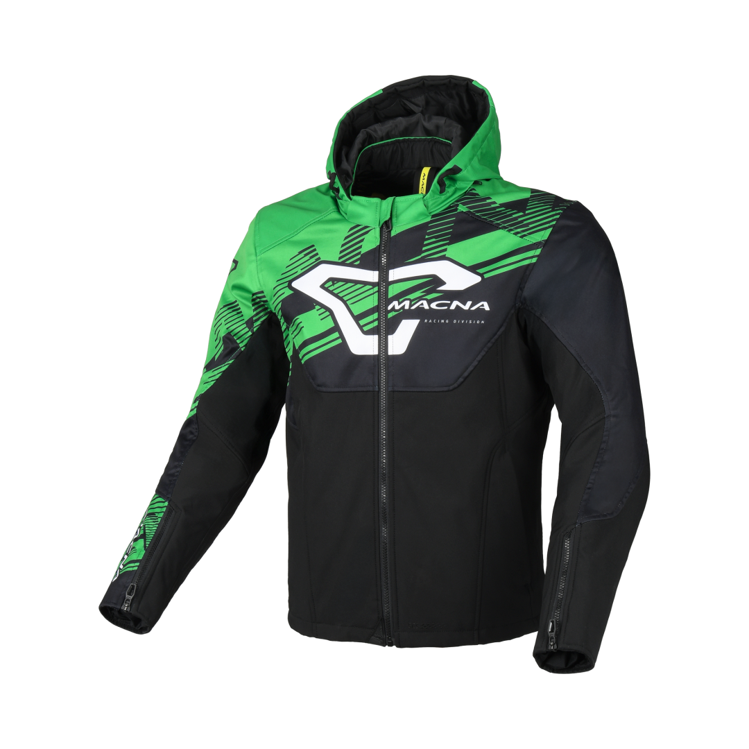 Macna Atracor Motorjas - Textiel Zomerjas Groen/Zwart