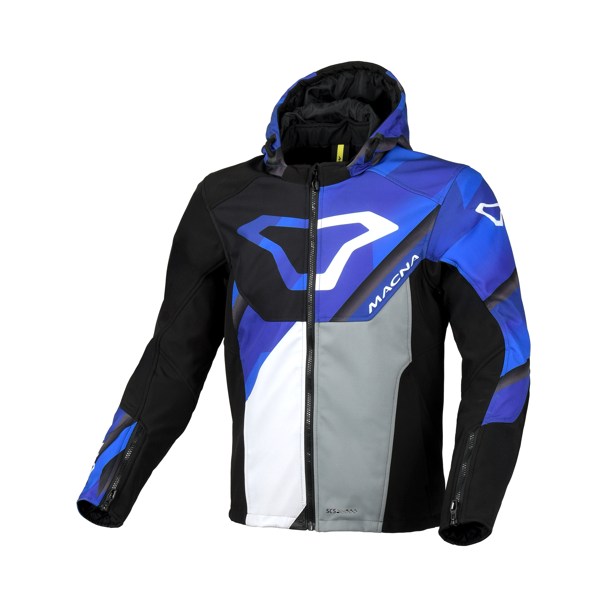 Macna Atracor Motorjas – Textiel Zomerjas Zwart/Blauw