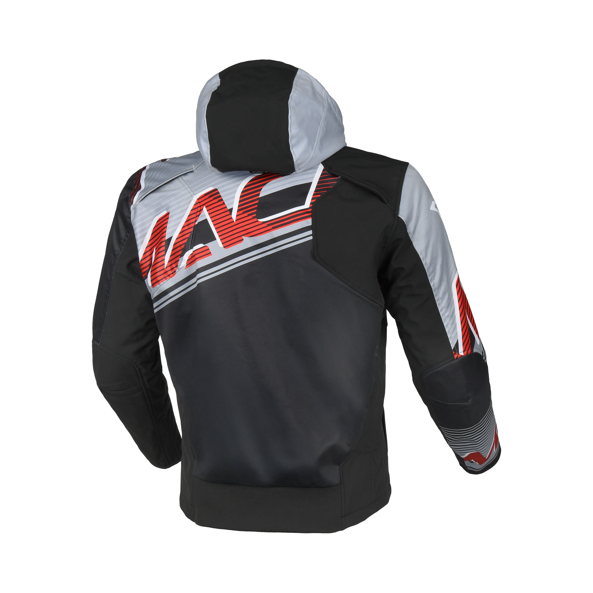 Macna Atracor Motorjas Zomer Heren - Zwart/Grijs XXXL - Afbeelding 2