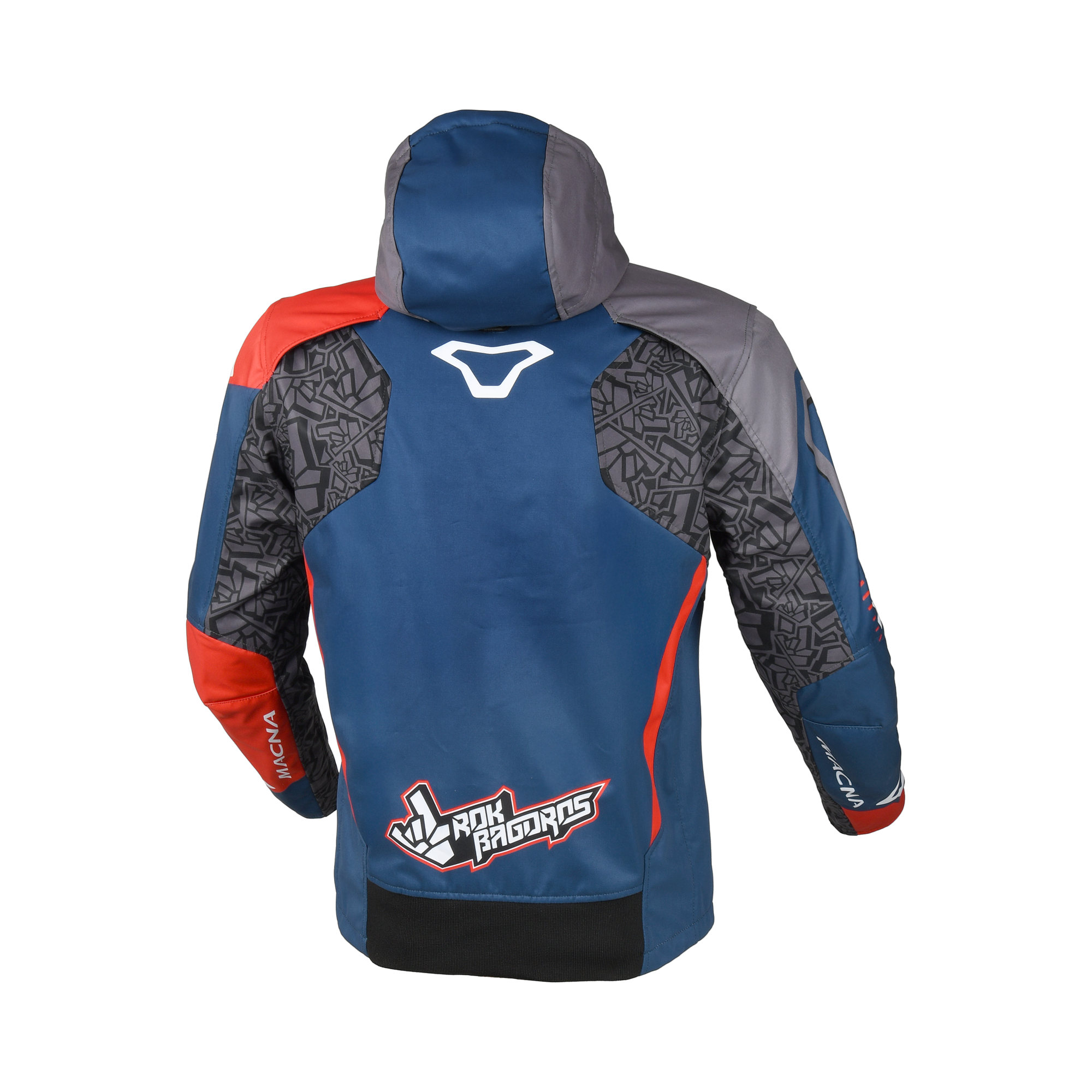 Macna Atracor C1 Bagoros Motorjas Zomer - Blauw/Zwart XXXL - Afbeelding 2