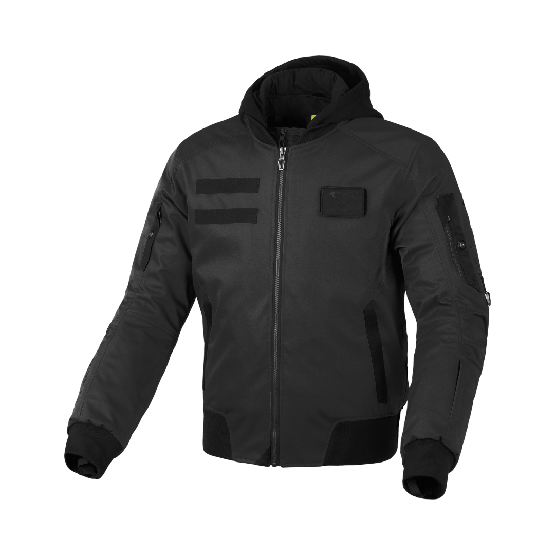 Macna Bastic 2.0 Motorjas – Waterdicht Textiel, Zwart, XXL