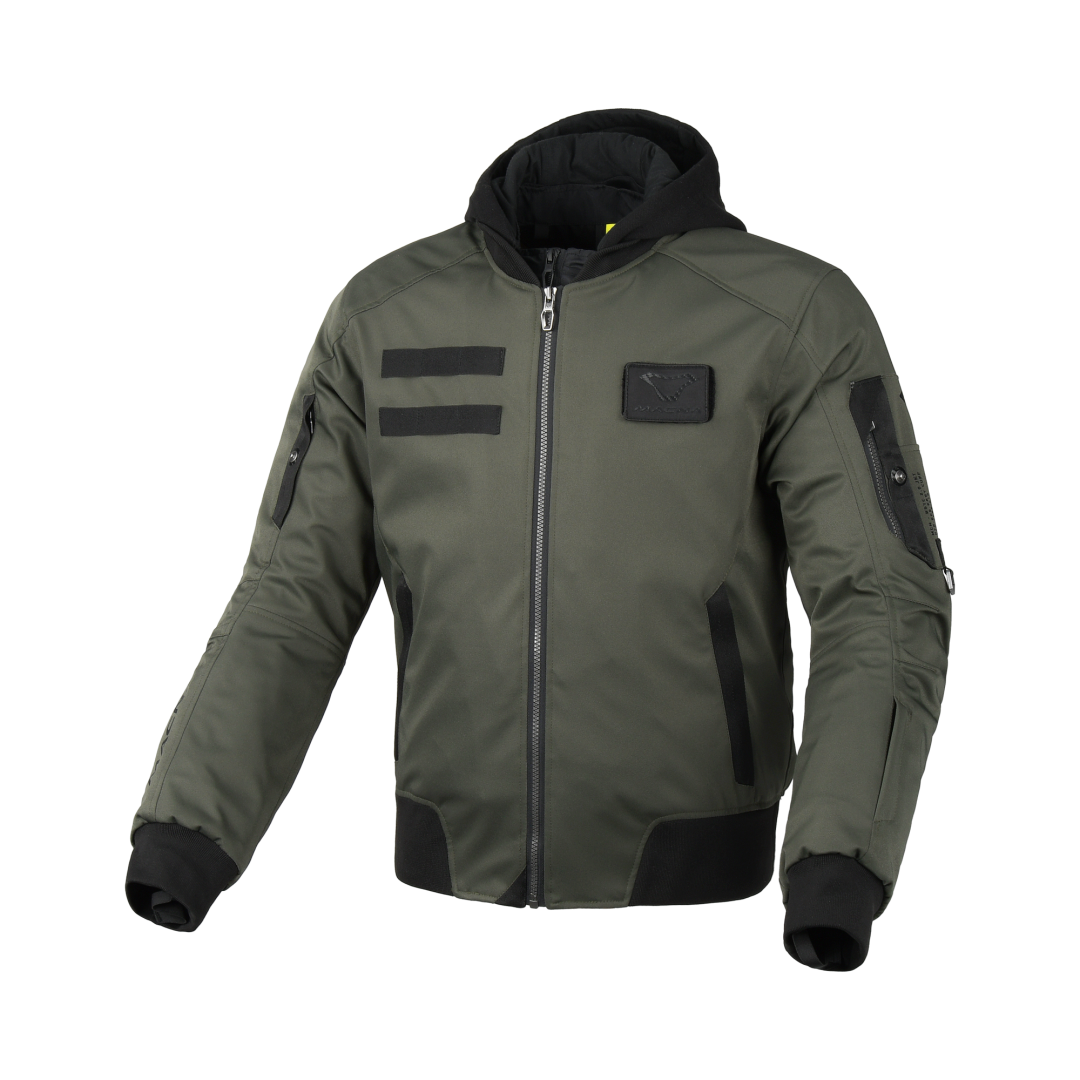 Macna Bastic 2.0 Motorjas – Waterdicht Textiel Groen/Zwart
