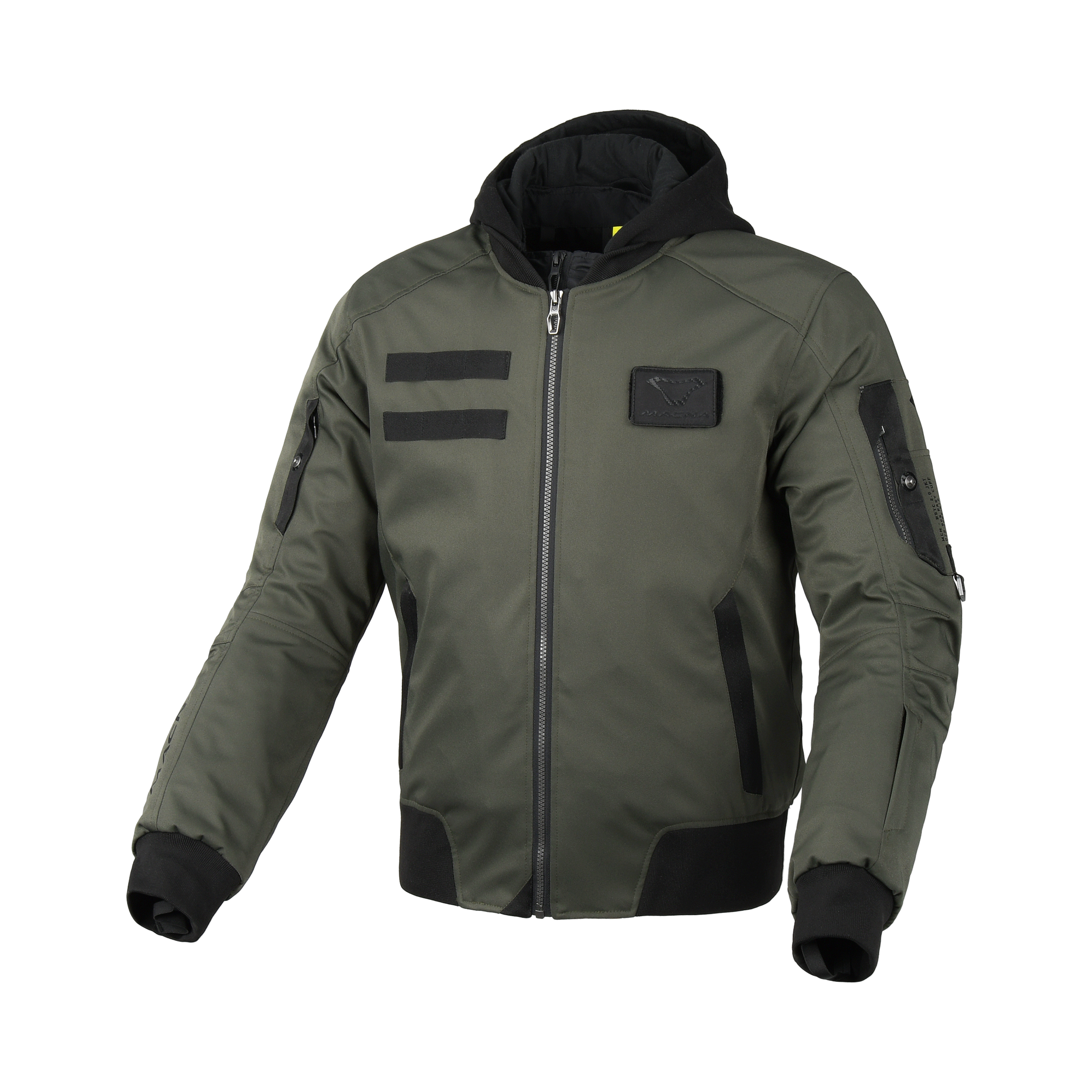 Macna Bastic 2.0 Motorjas Waterdicht Textiel Groen/Zwart