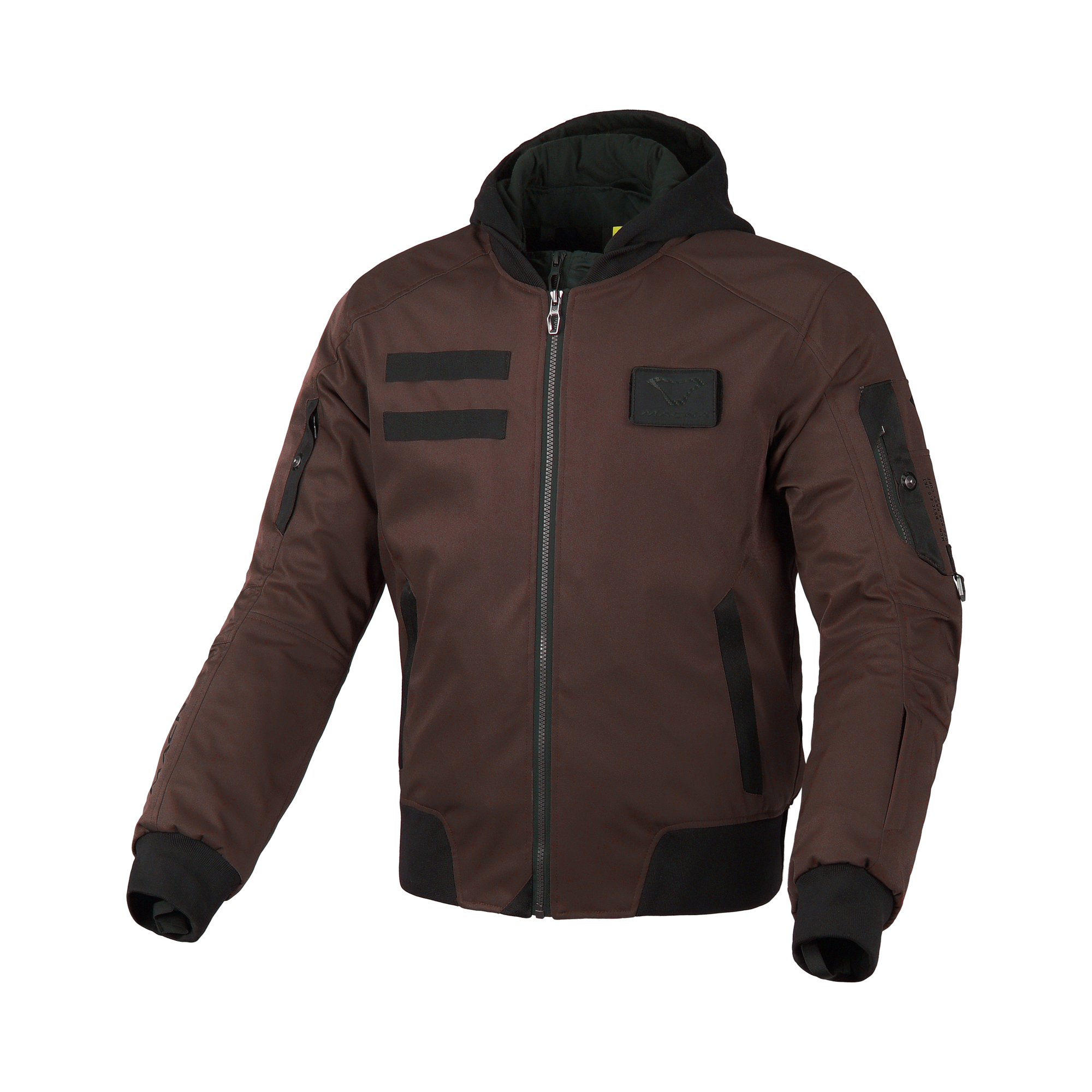 Macna Bastic 2.0 Motorjas Waterdicht Textiel Bruin/Zwart
