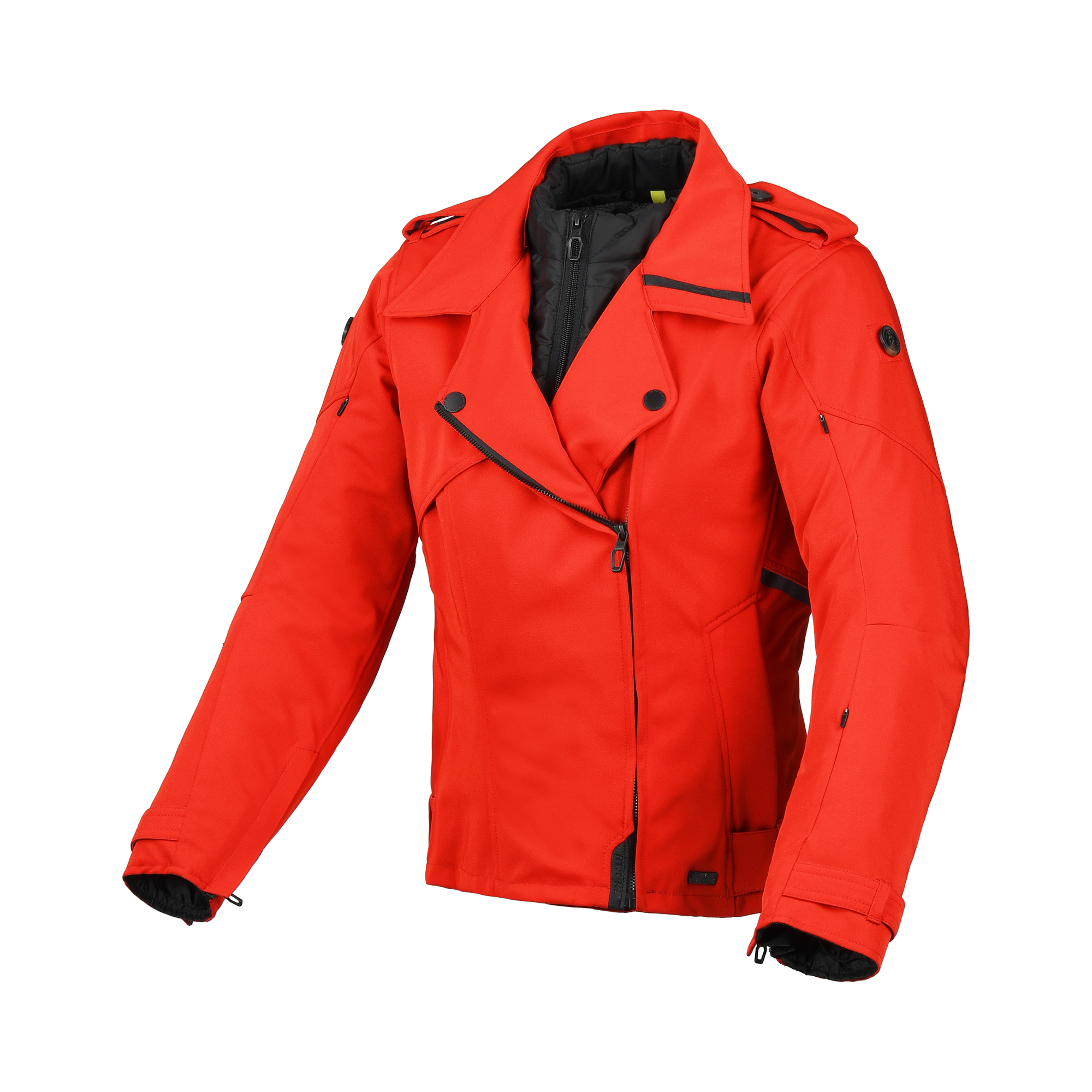 Macna Lirona Dames Motorjas Waterdicht - Rood, Maat S