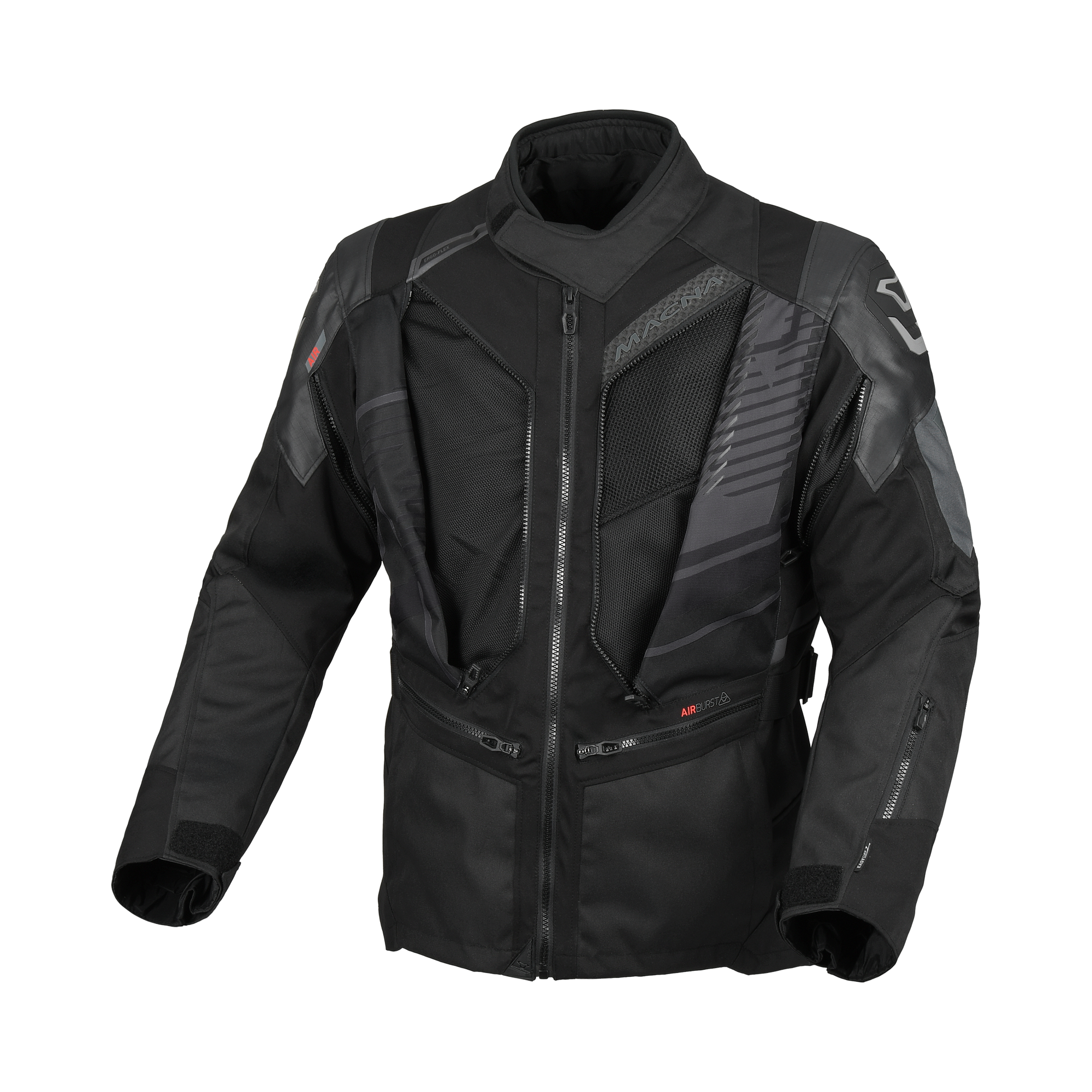 Macna Neoval Motorjas Zwart Waterdicht - Textiel XXL - Afbeelding 3