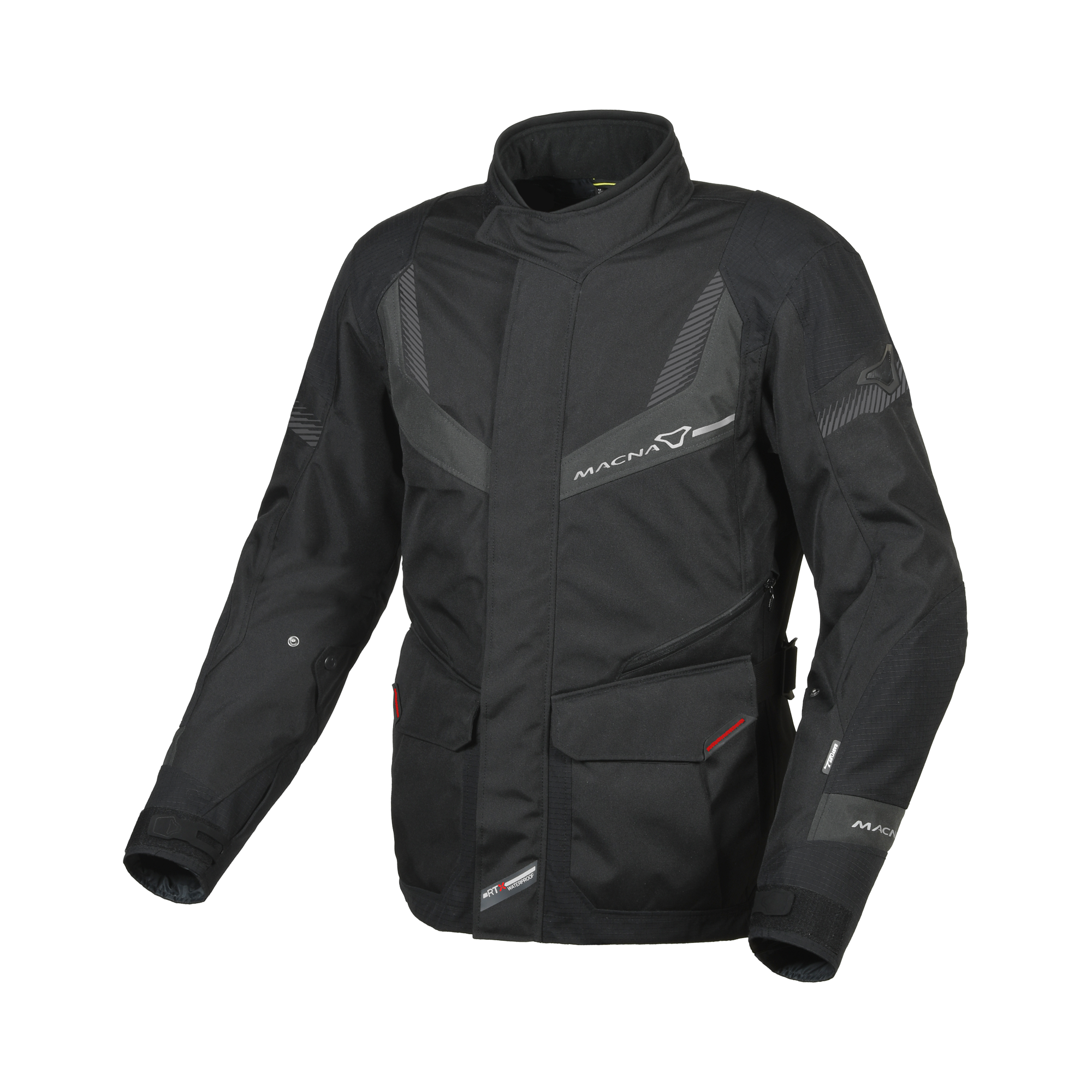 Macna Rancher Motorjas Textiel Waterdicht - Zwart/Grijs XL