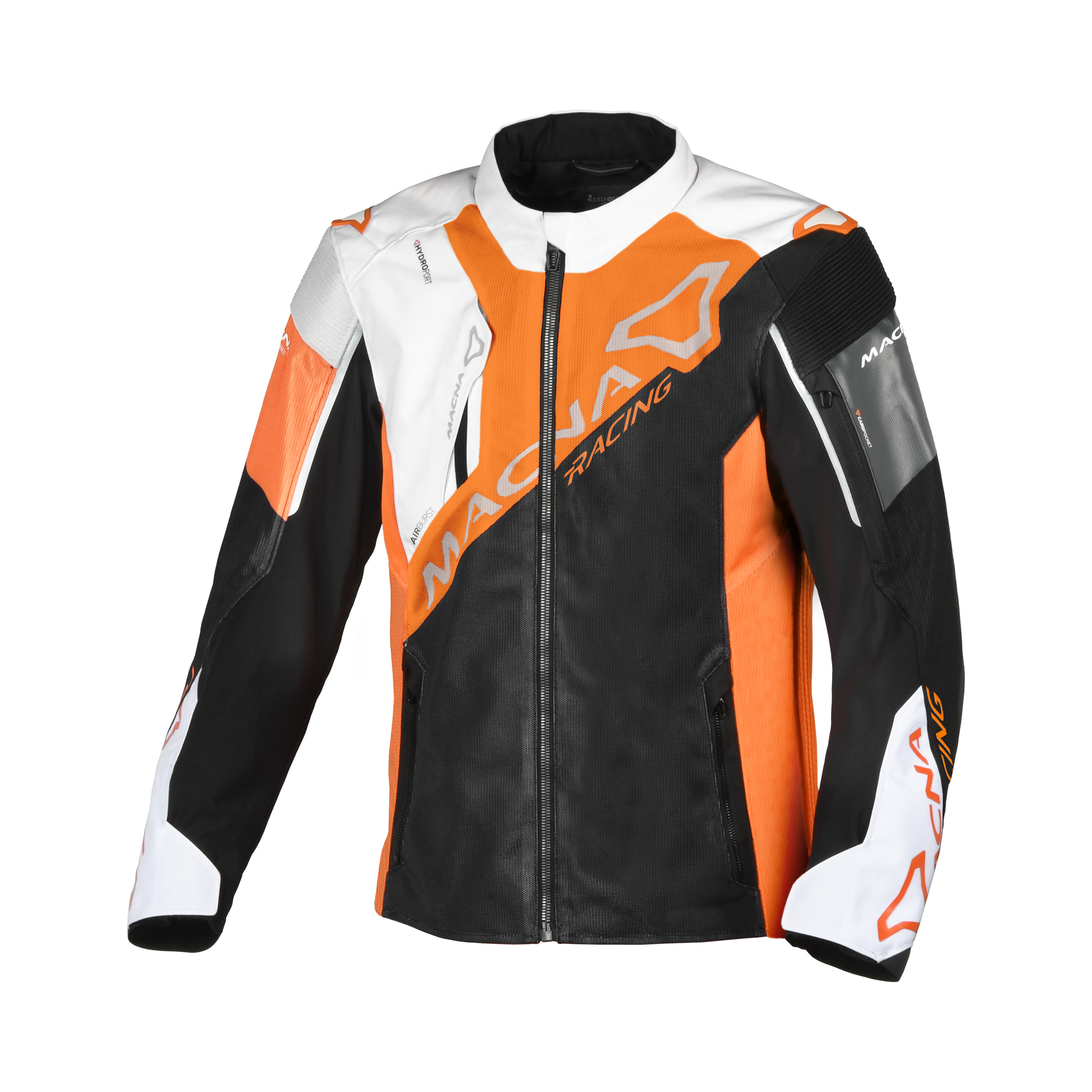 Macna Sigil Motorjas MX - Wit/Oranje