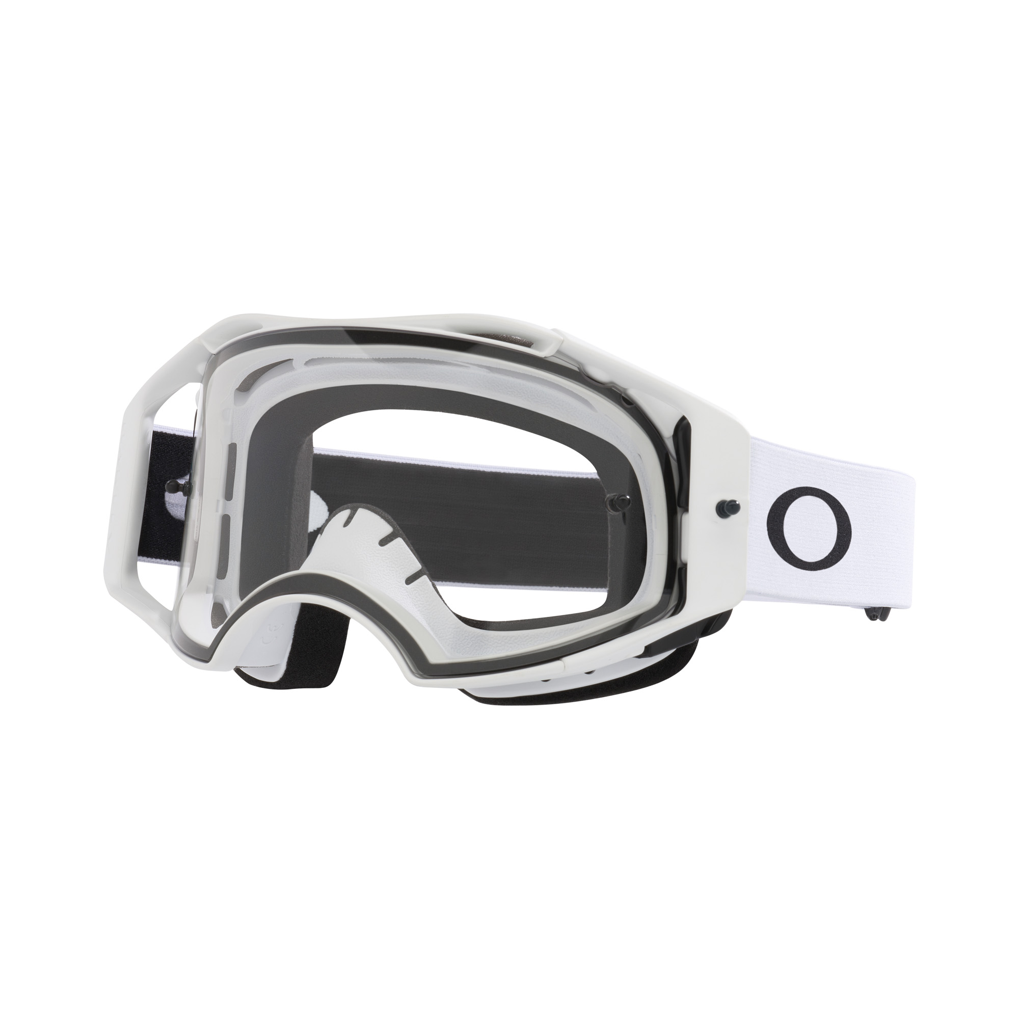 Oakley Airbrake Lite MX Crossbril Matte White/Clear