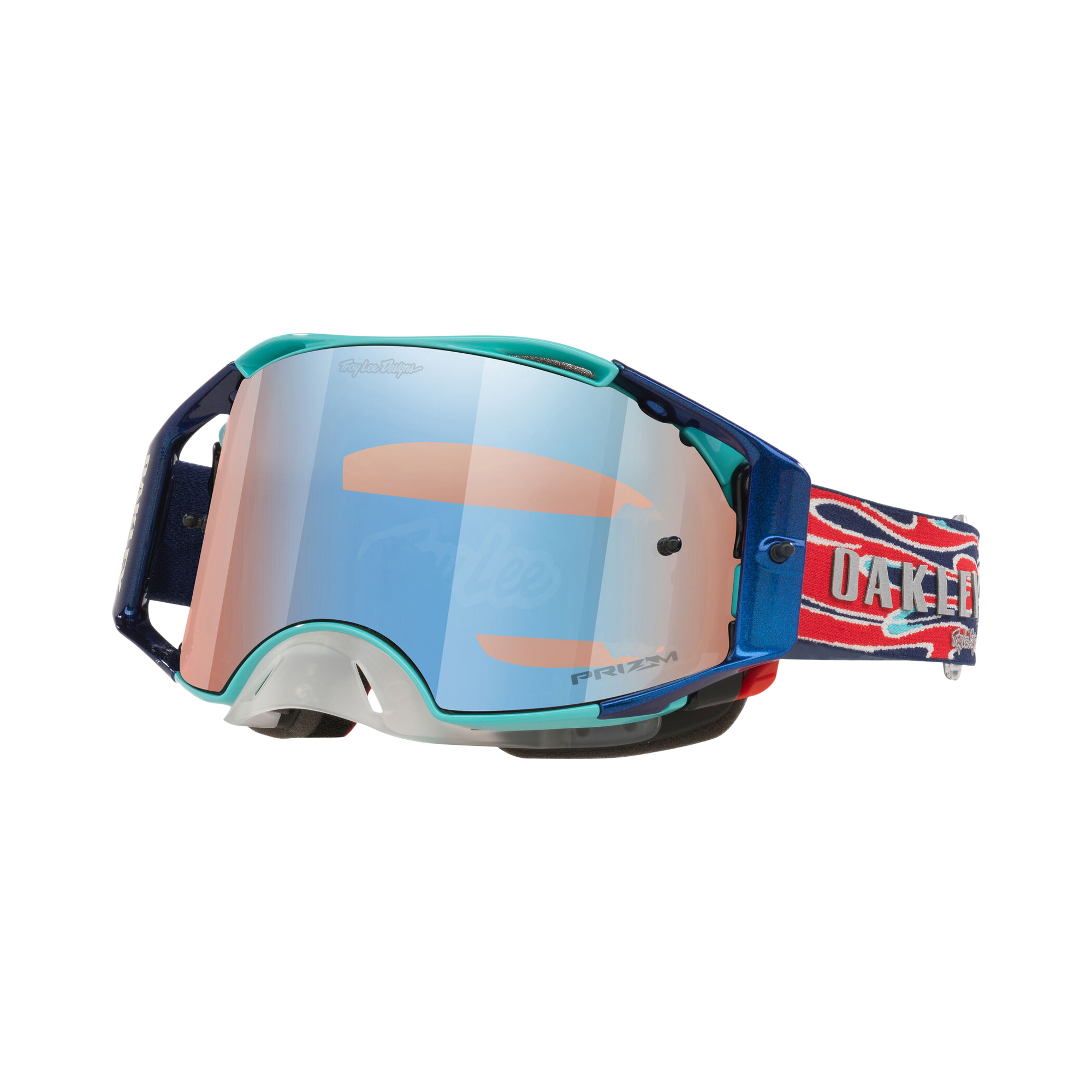 Oakley Airbrake MX TLD Crossbril Blauw - Prizm Sapphire Lens