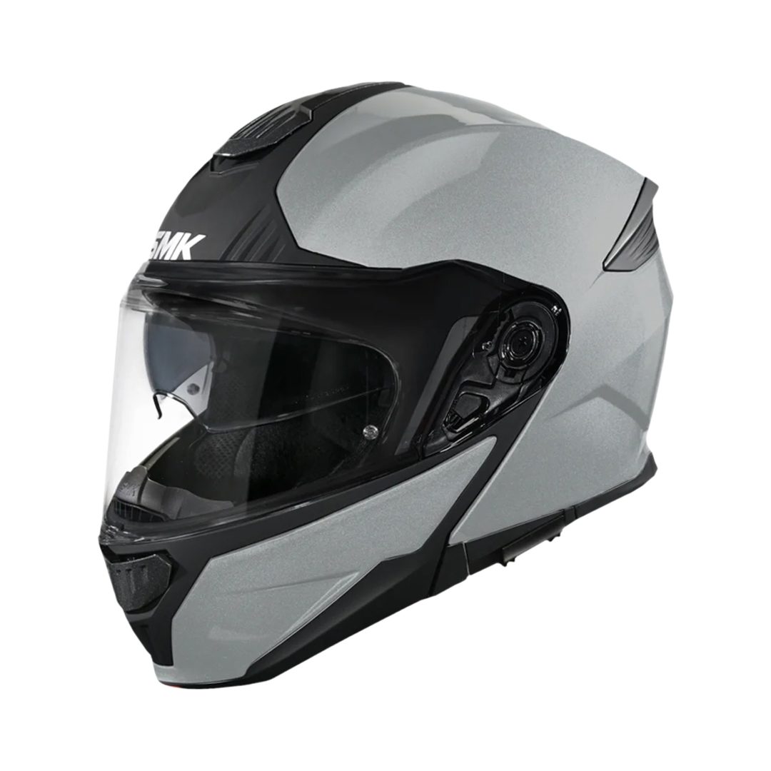 SMK Gullwing Systeemhelm - Lichtgrijs, maat XS